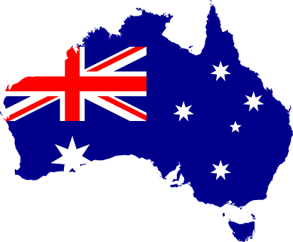 Australian and flag