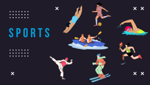 Sports (4): Soccer, Diving, Swimming, Torch, Kayaking, Skiing, And Taekwondo