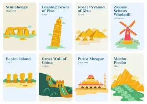 WORLD MONUMENTS AND LANDMARKS  (2)