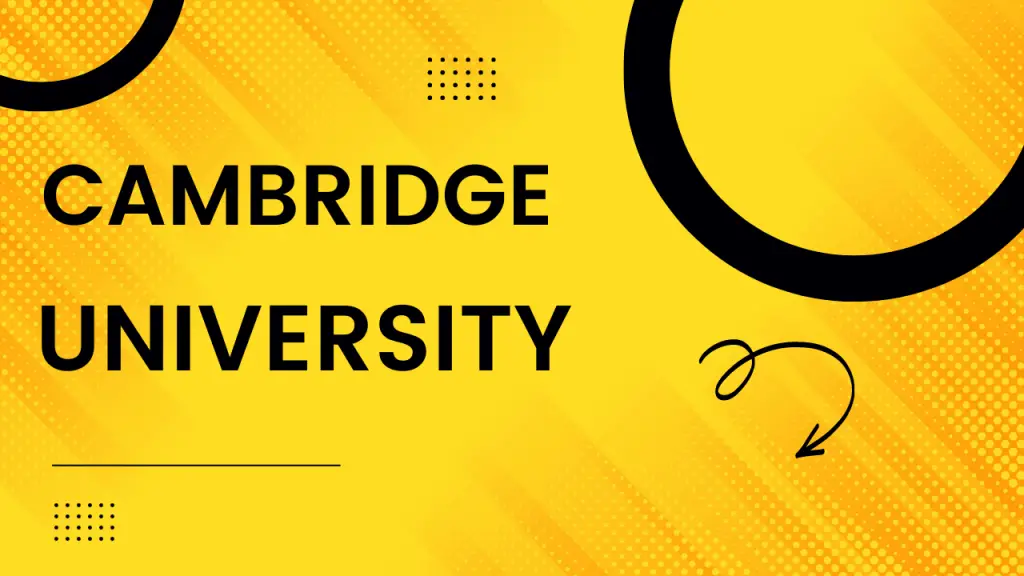 The university of Cambridge