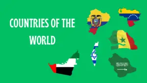 Countries of the world (7): Venezuela, Ecuador, Senegal, Israel, Saudi Arabia, and the United Arab Emirates.